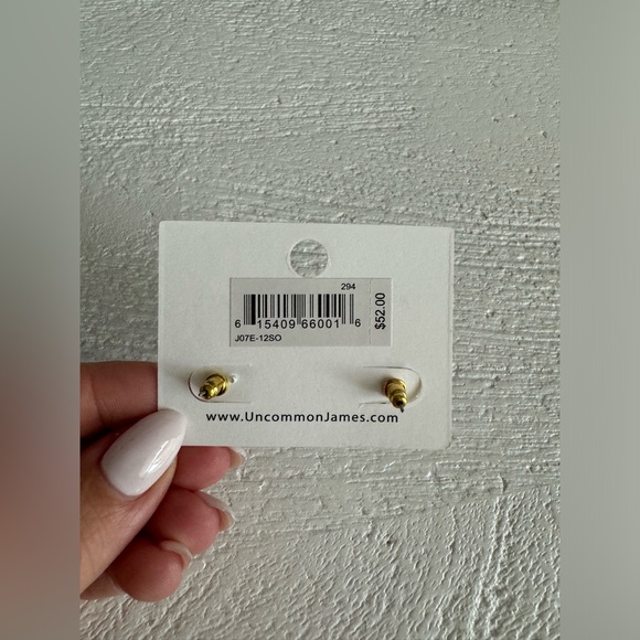 Uncommon James 12 South Gold Stud Earrings - Picture 4 of 10